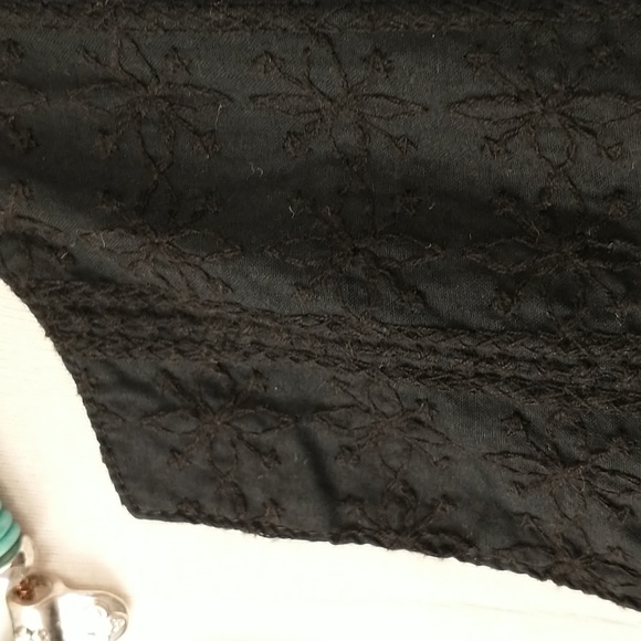 Summer Black Cotton Short Dress & Cute Flirty Cool & Comfortable Style Sz M fit6 - Picture 10 of 10